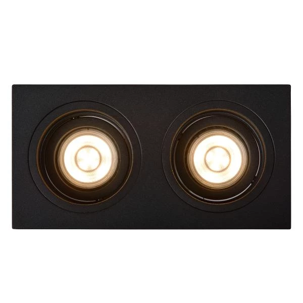 Lucide EMBED - Spot encastrable - 2xGU10 - Noir - détail 2